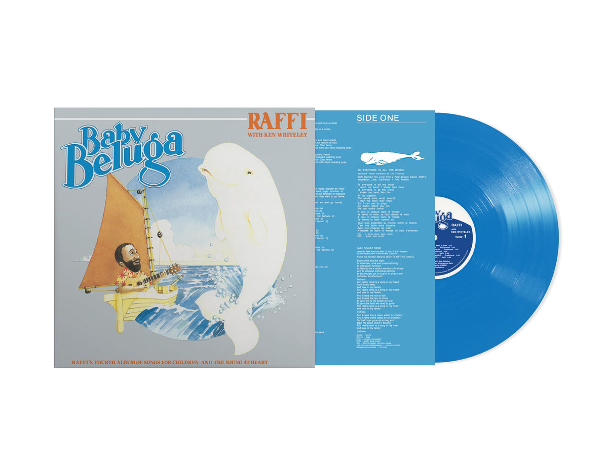 Raffi – Baby Beluga (Blue Eco-Mix Vinyl) vinyl record cover