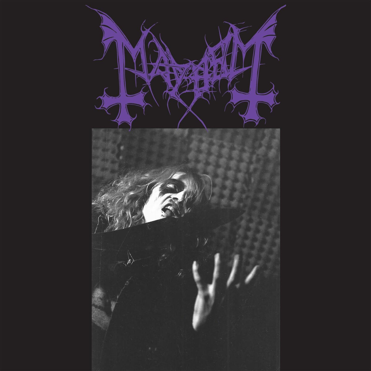 Mayhem – Live In Leipzig ( 35th Anniversary Marble Vinyl Lp ) (LP) by Mayhem vinyl record cover