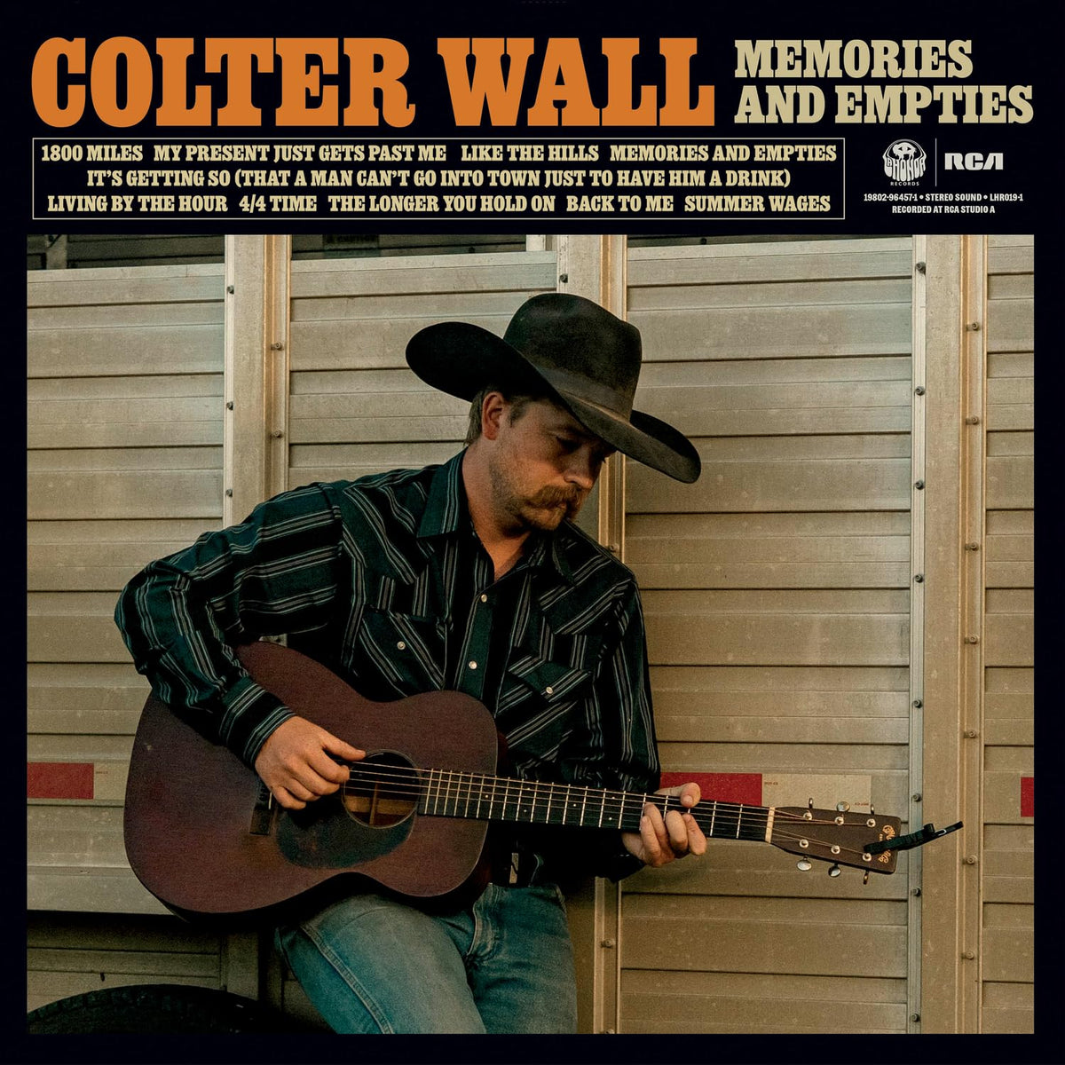 Colter Wall – Memories and Empties vinyl record cover