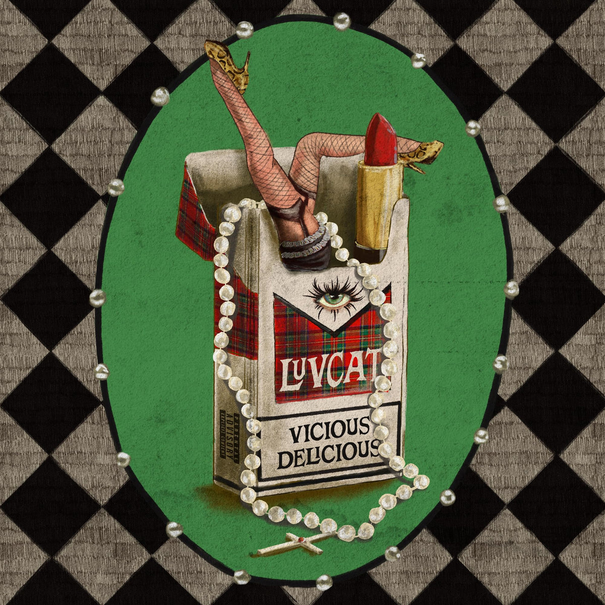 Luvcat – Vicious Delicious vinyl record cover