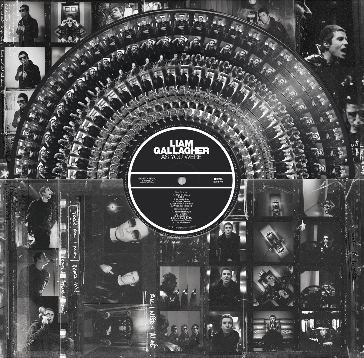 Liam Gallagher – As You Were (Zoetrope Vinyl) vinyl record cover