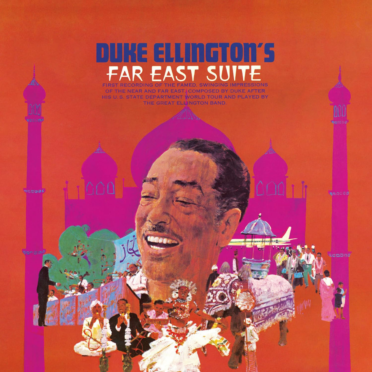 Duke Ellington – Far East Suite (Orange Coloured Vinyl) (LP) by Duke Ellington vinyl record cover