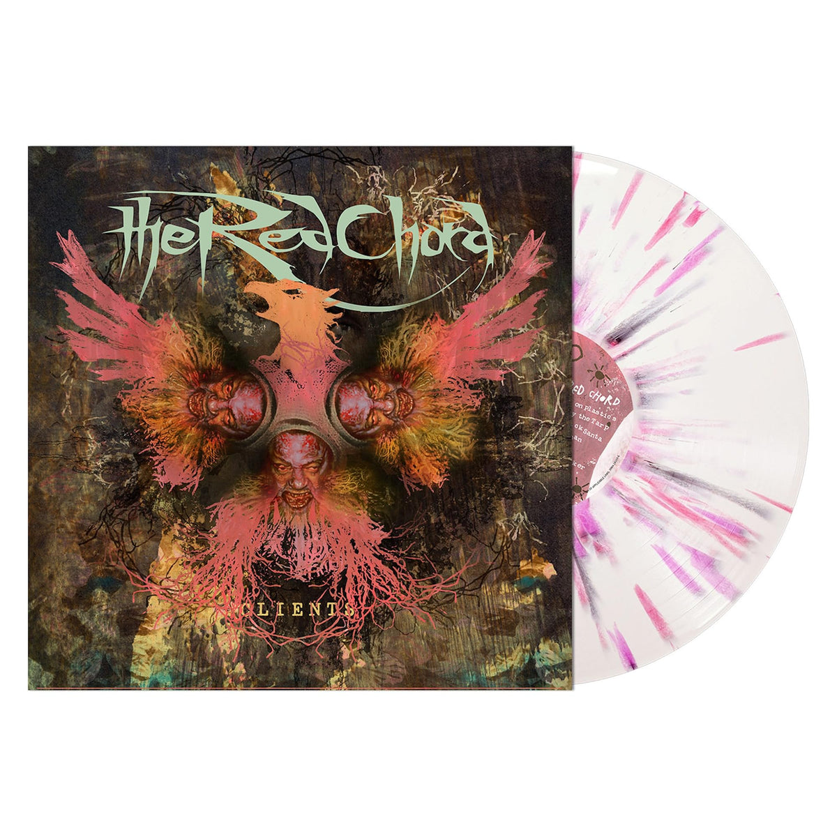 Red Chord – Clients (White/Pink Splatter Vinyl) vinyl record cover