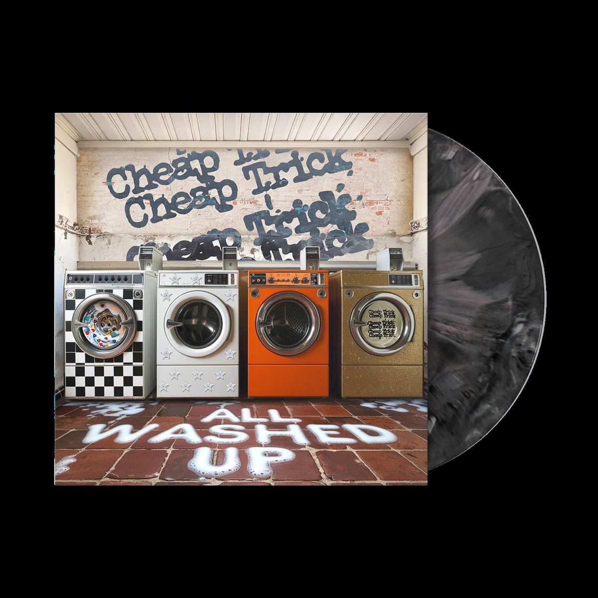 Cheap Trick – All Washed Up vinyl record cover