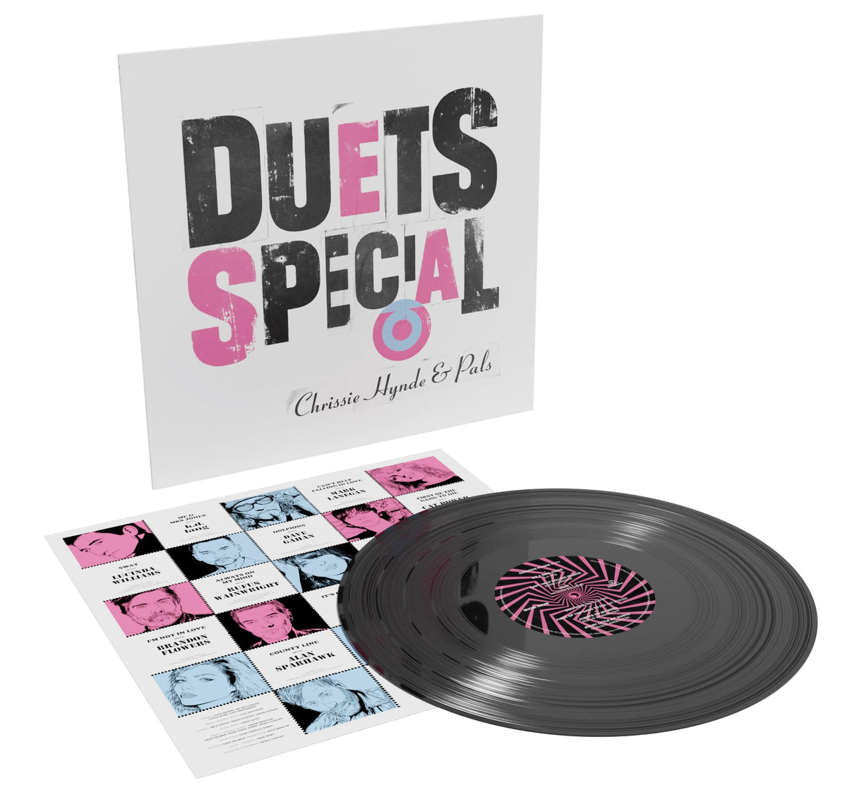 Chrissie Hynde & Pals – Duets Special vinyl record cover