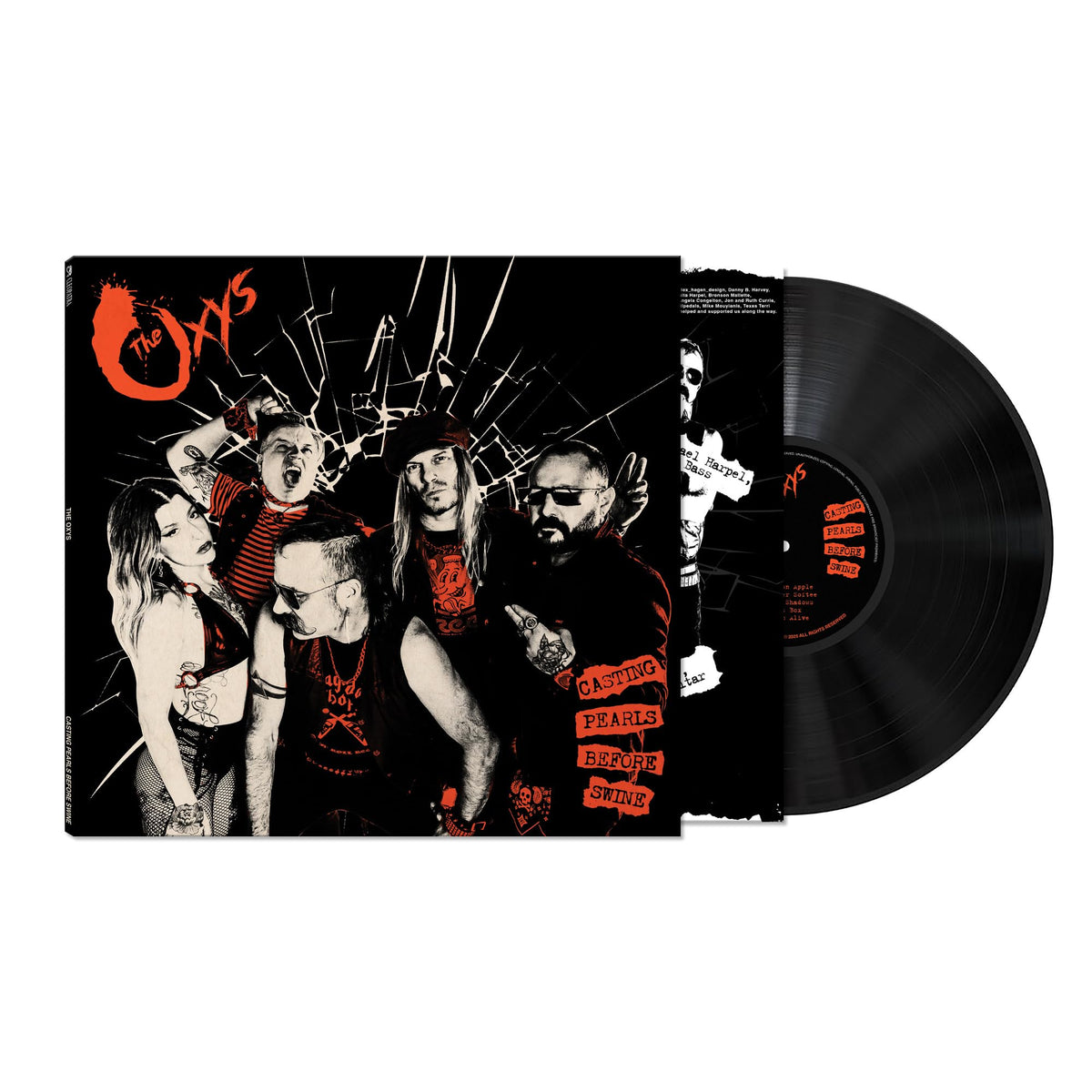 The Oxys – Casting Pearls Before Swine vinyl record cover