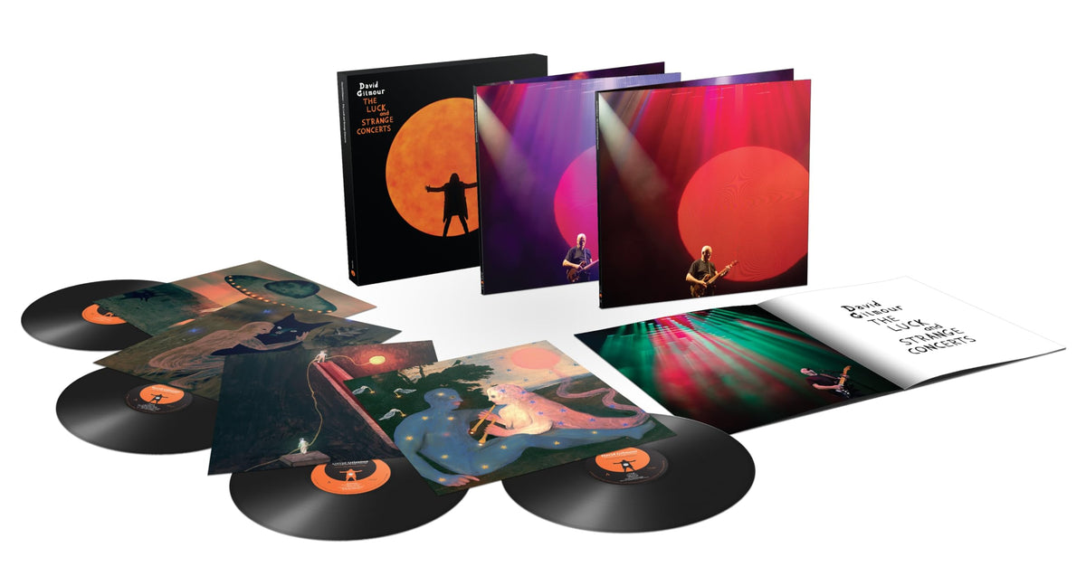 David Gilmour – The Luck and Strange Concerts vinyl record cover