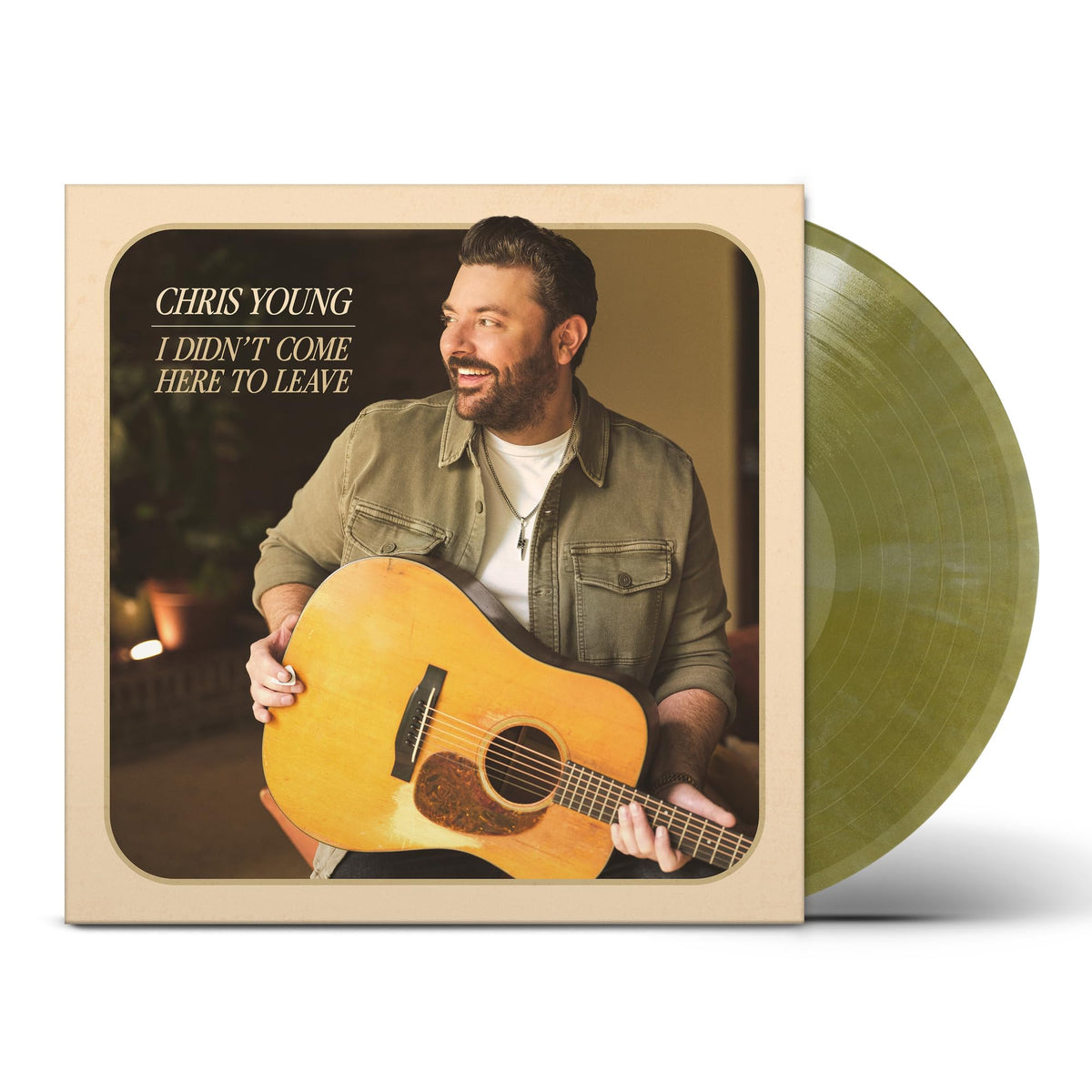 Chris Young – I Didn't Come Here to Leave vinyl record cover