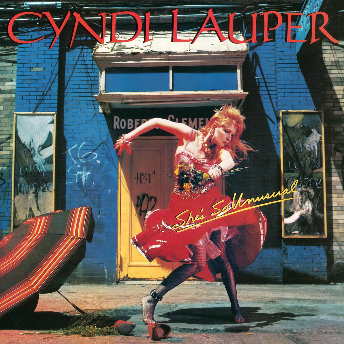Cyndi Lauper – She's So Unusual Indie Exclusive Vinyl (Opaque Blue) by Cyndi Lauper vinyl record cover