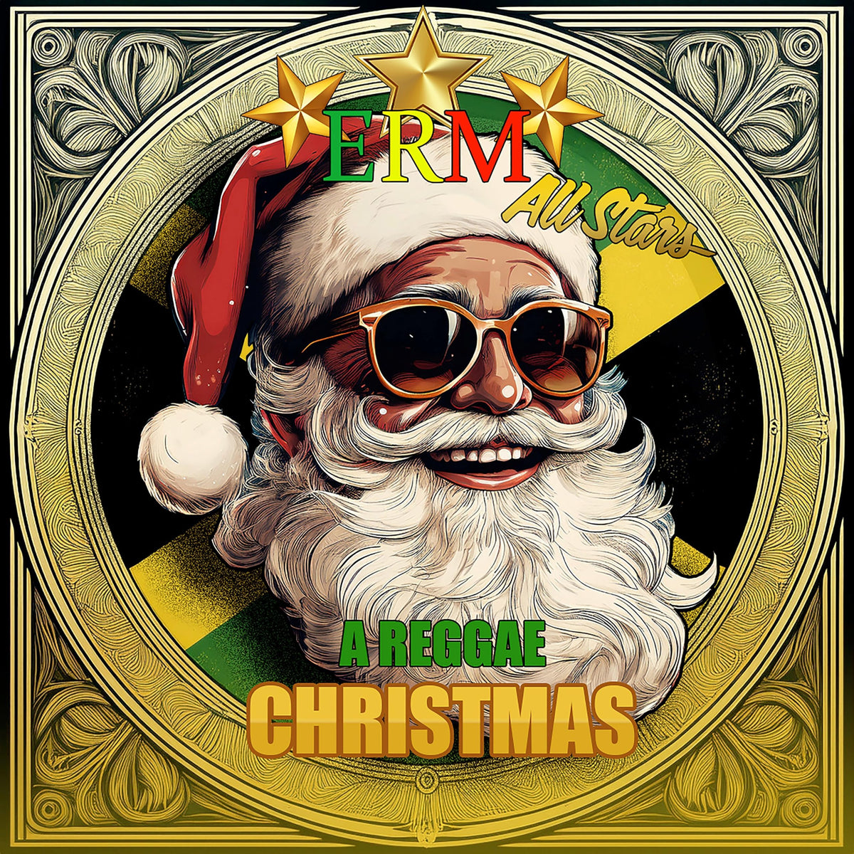 ERM All Stars – A Reggae Christmas vinyl record cover