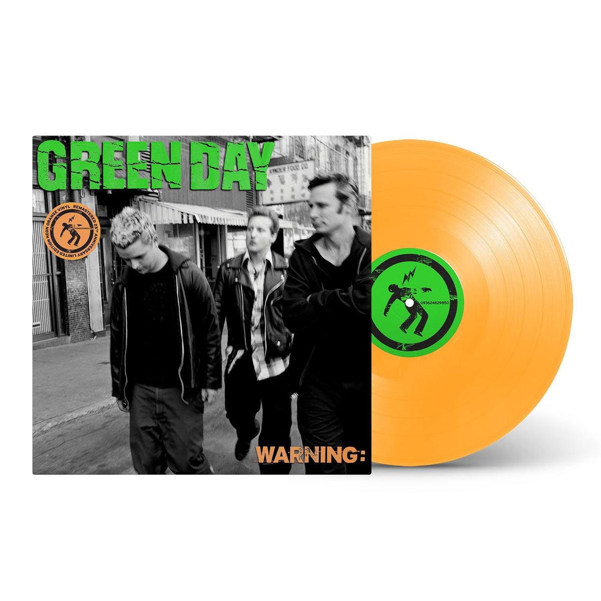 Green Day – Warning (25th Anniversary Edition) vinyl record cover