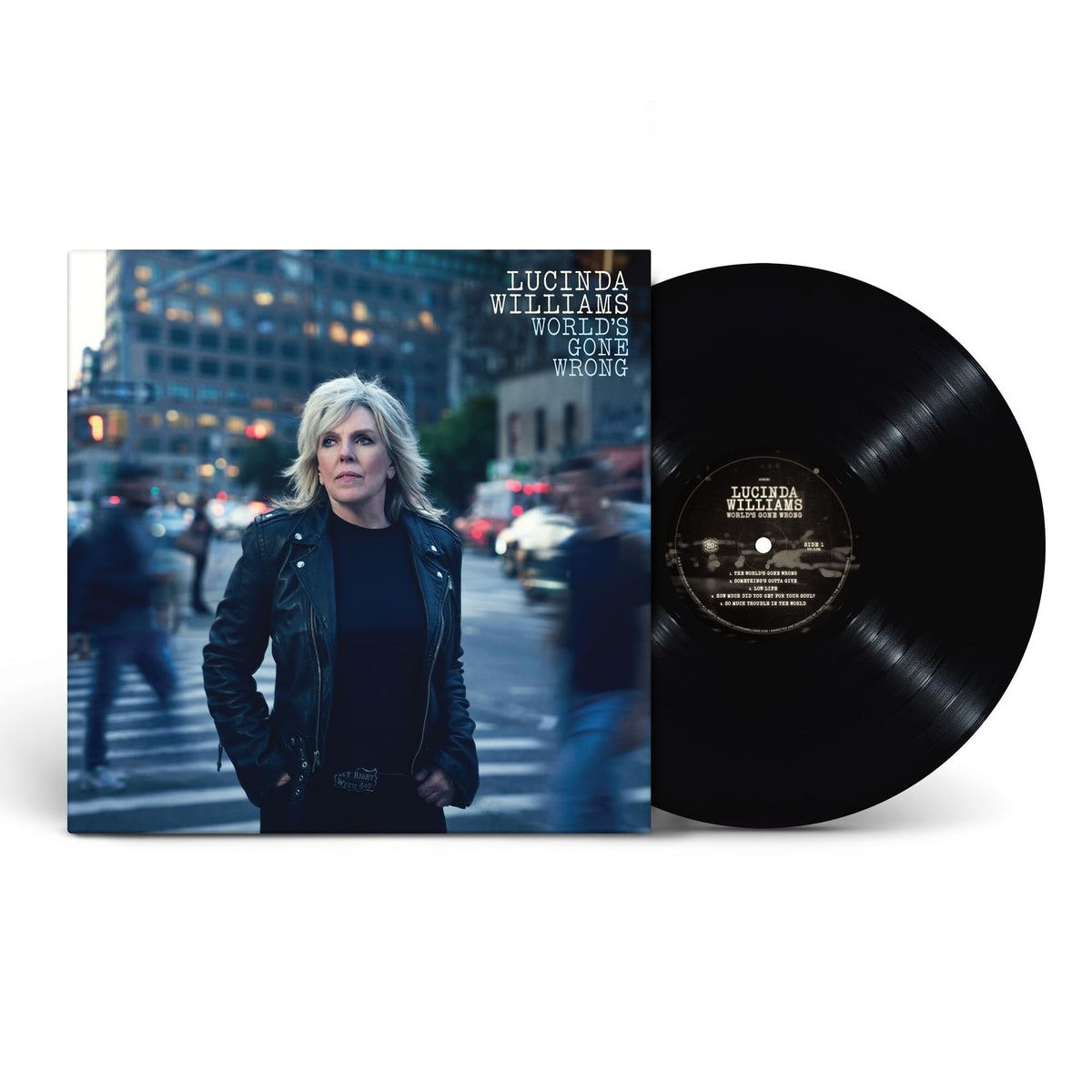 Lucinda Williams – World's Gone Wrong vinyl record cover