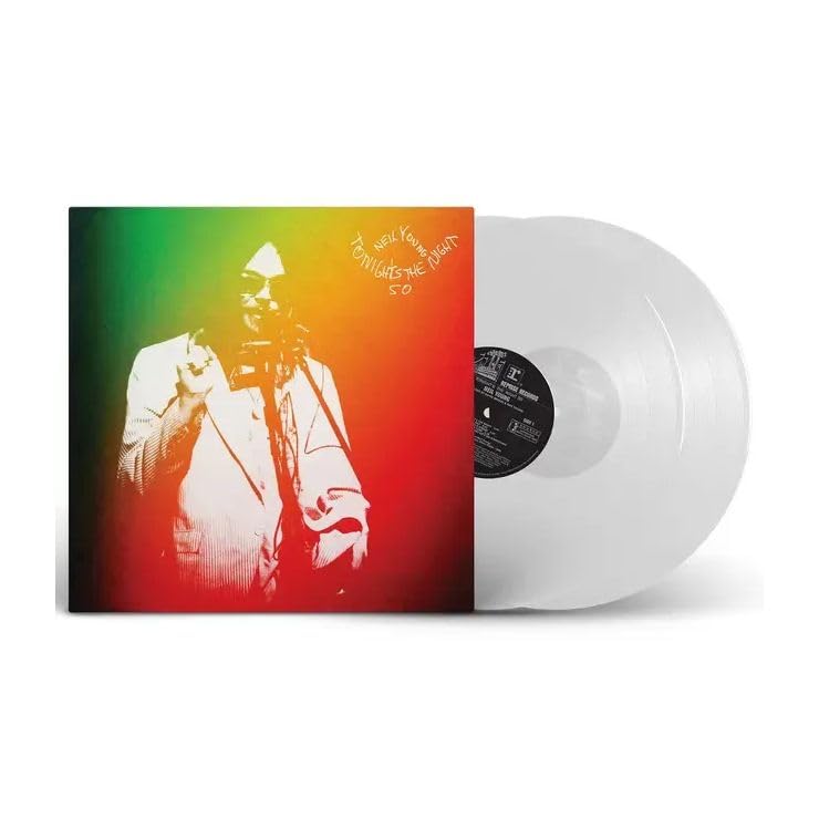 Neil Young – Tonight's The Night 50th Anniversary (Clear Vinyl) (Indies) vinyl record cover