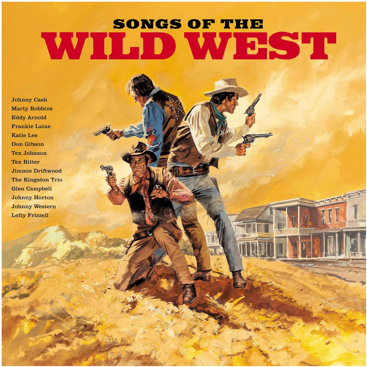 Various Artists – Songs of the Wild West vinyl record cover