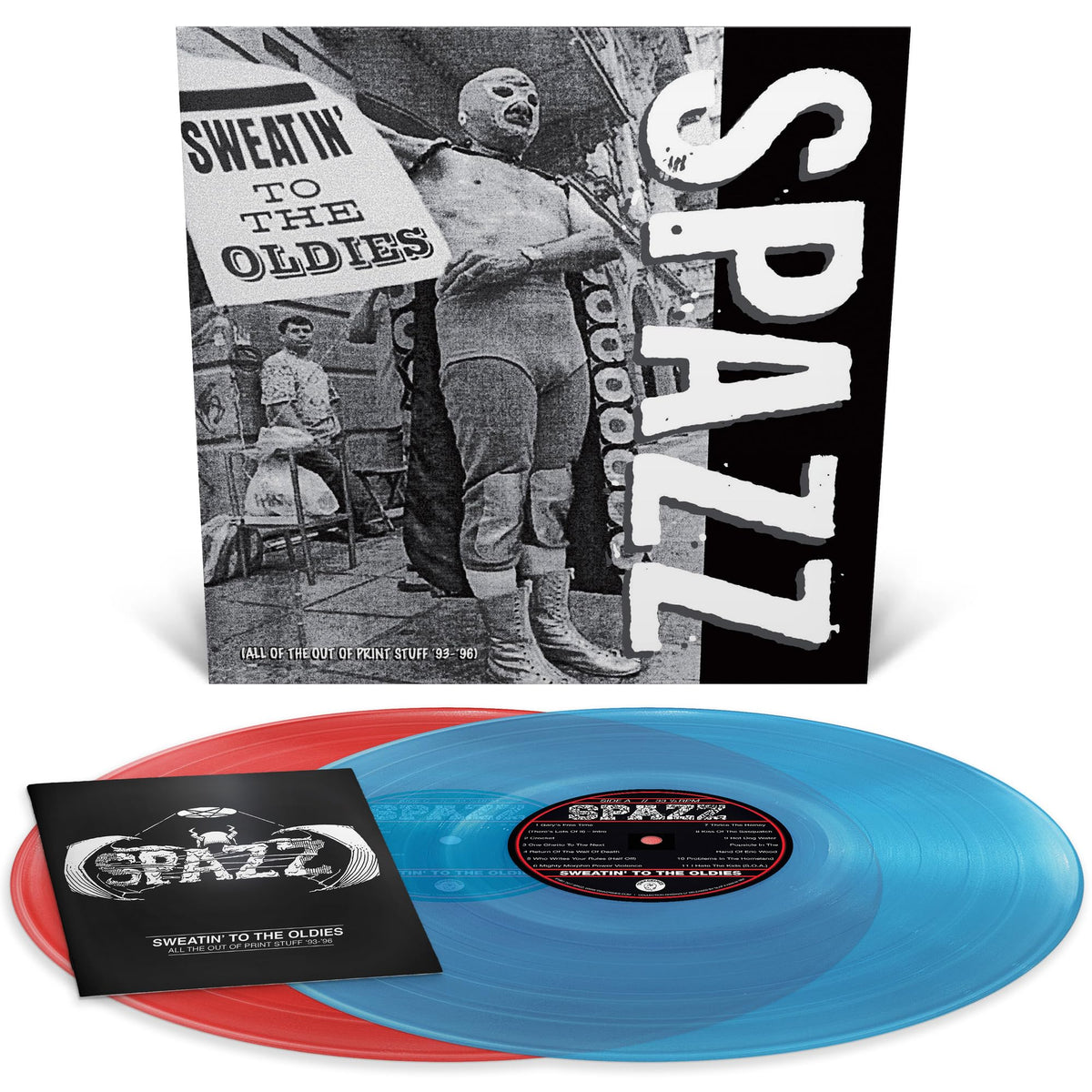 Spazz – Sweatin' to the Oldies vinyl record cover