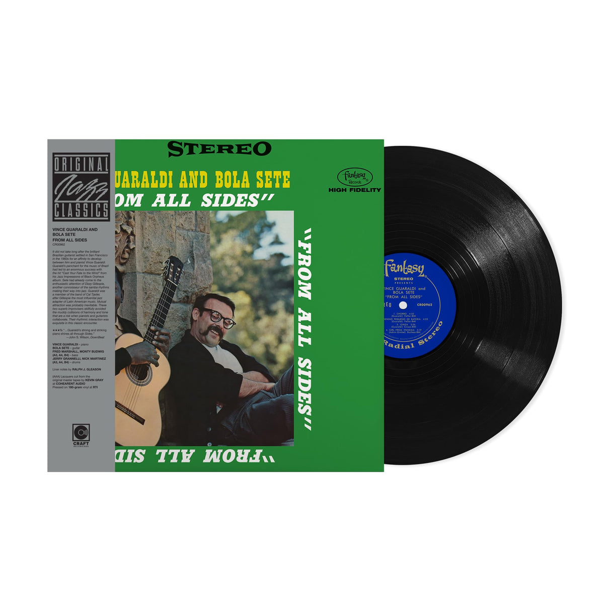 Vince Guaraldi and Bola Sete – From All Sides vinyl record cover