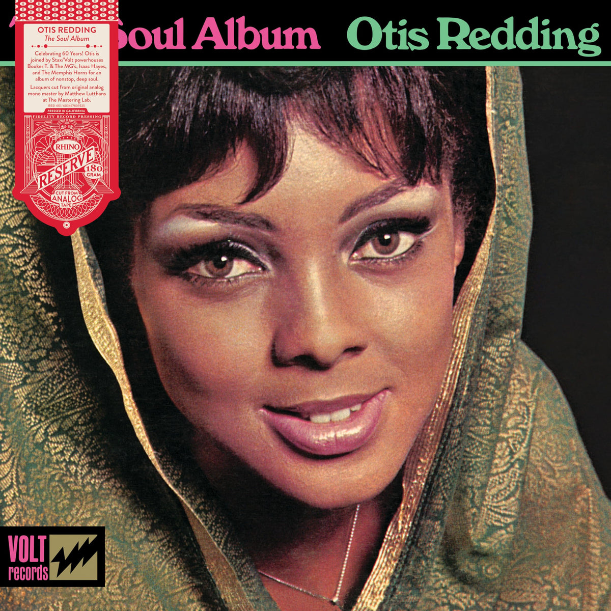Otis Redding – Soul Album (Rhino Reserve) vinyl record cover