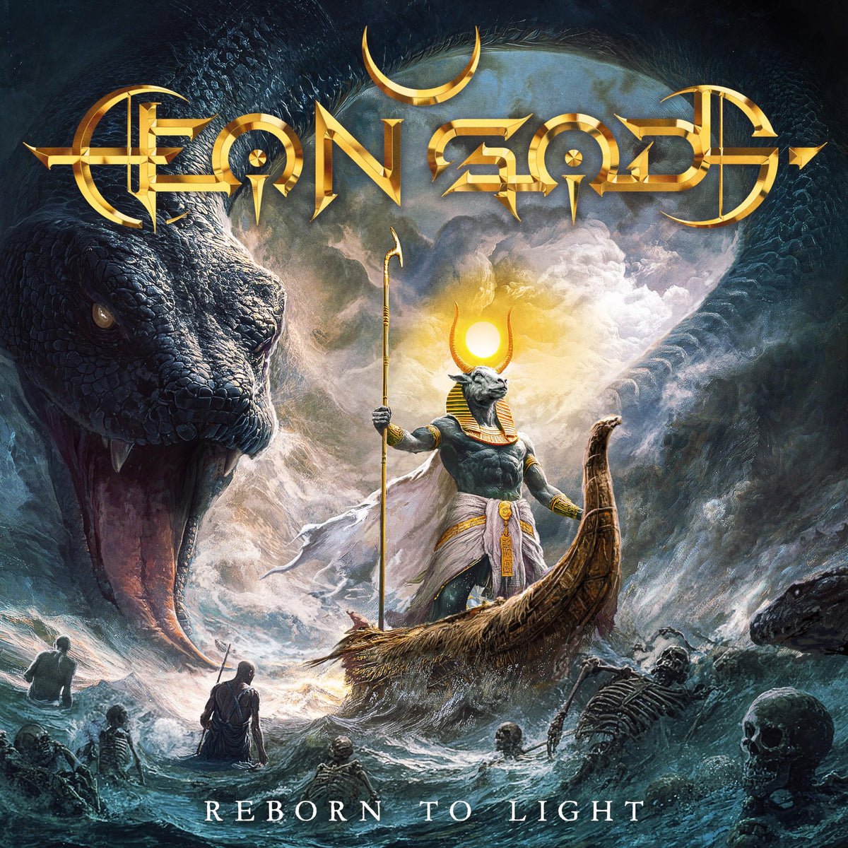 Aeon Gods – Reborn to Light vinyl record cover