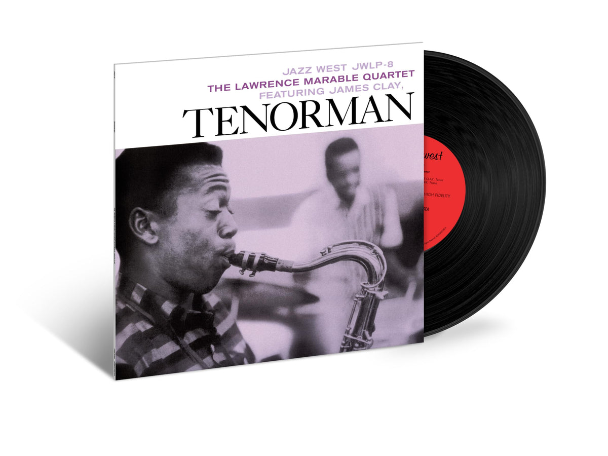 Lawrence Marable Quartet featuring James Clay – Tenorman vinyl record cover
