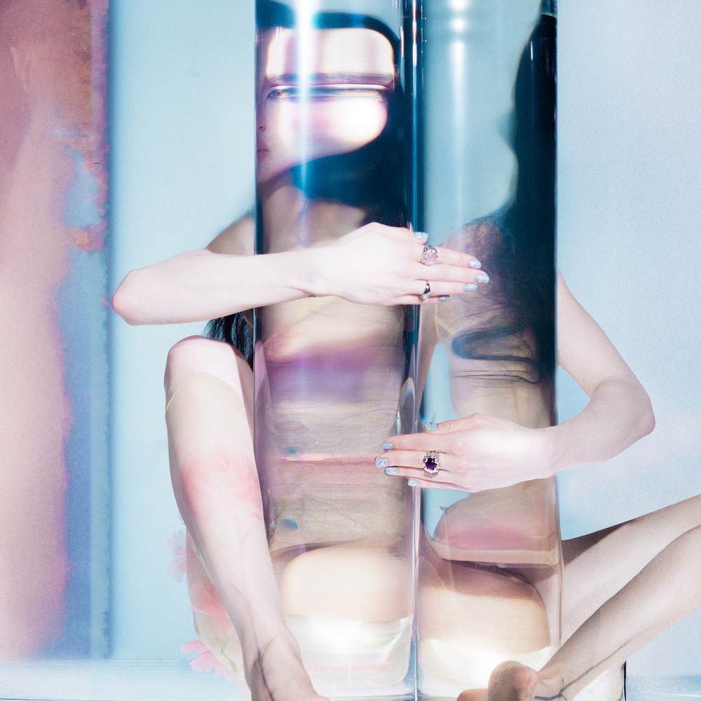 Poppy – Empty Hands (Pink In Ice Blue / Pink & Blue Splatter Vinyl) (Indi vinyl record cover