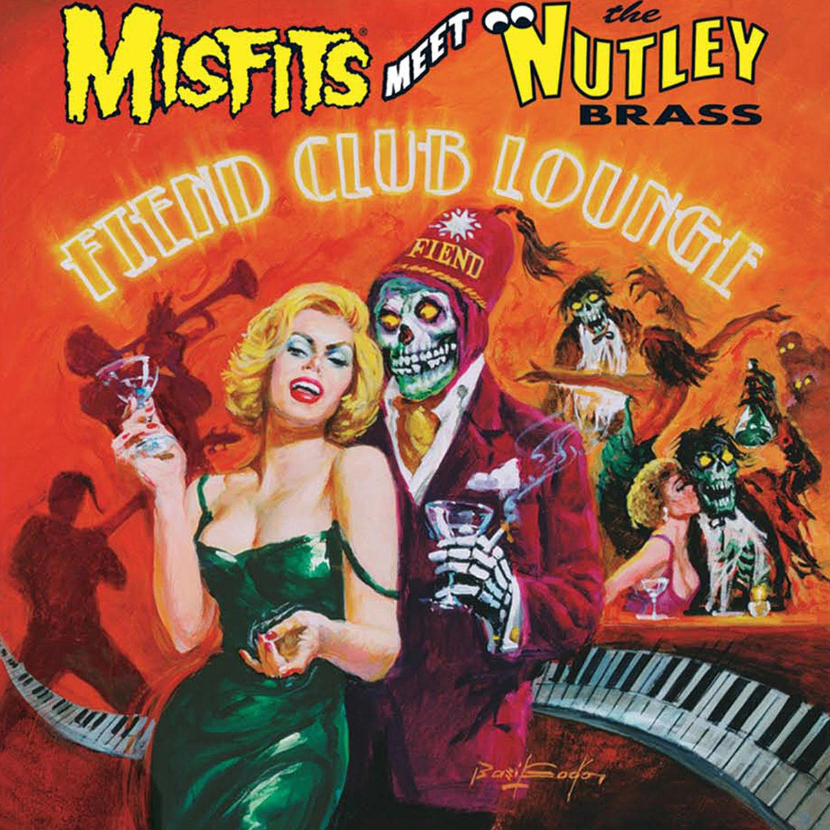 The Nutley Brass – Misfits Meet the Nutley Brass vinyl record cover
