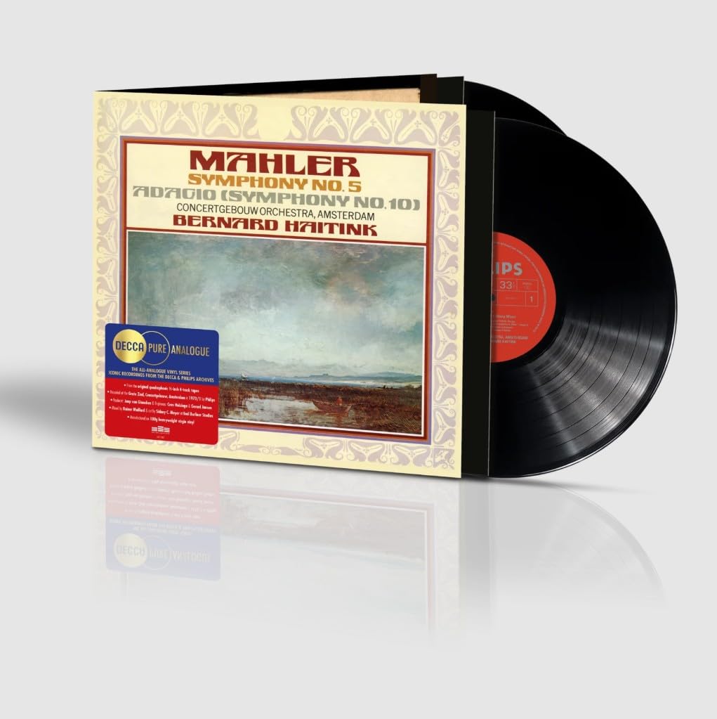 Gustav Mahler – Mahler: Symphony No. 5/Adagio (Symphony No. 10) vinyl record cover