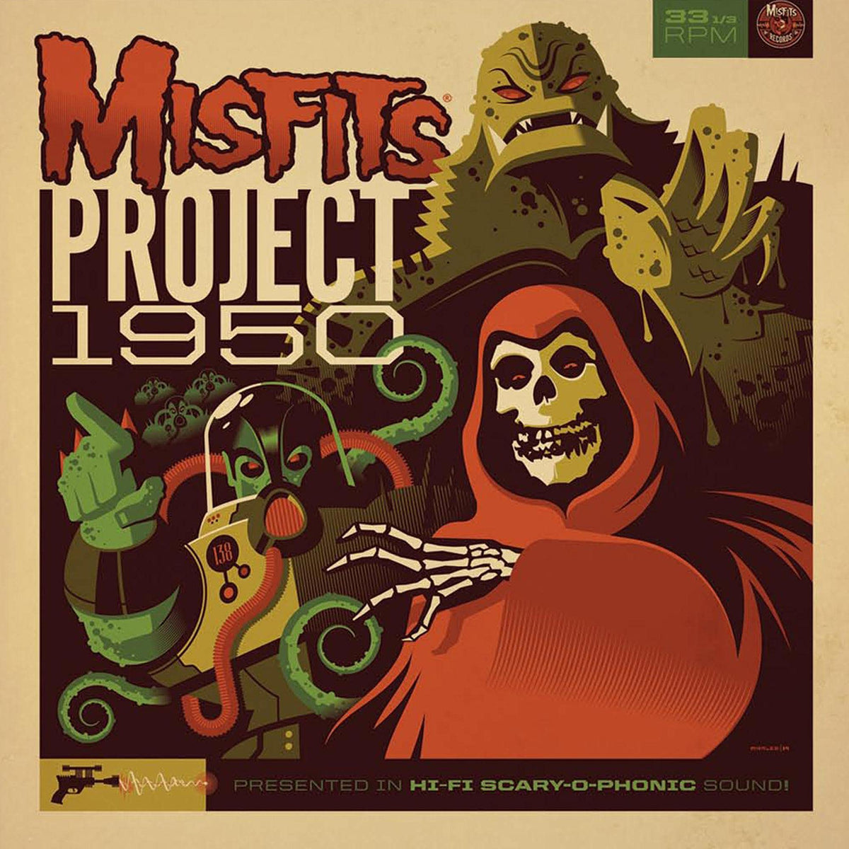 Misfits – Project 1950 vinyl record cover