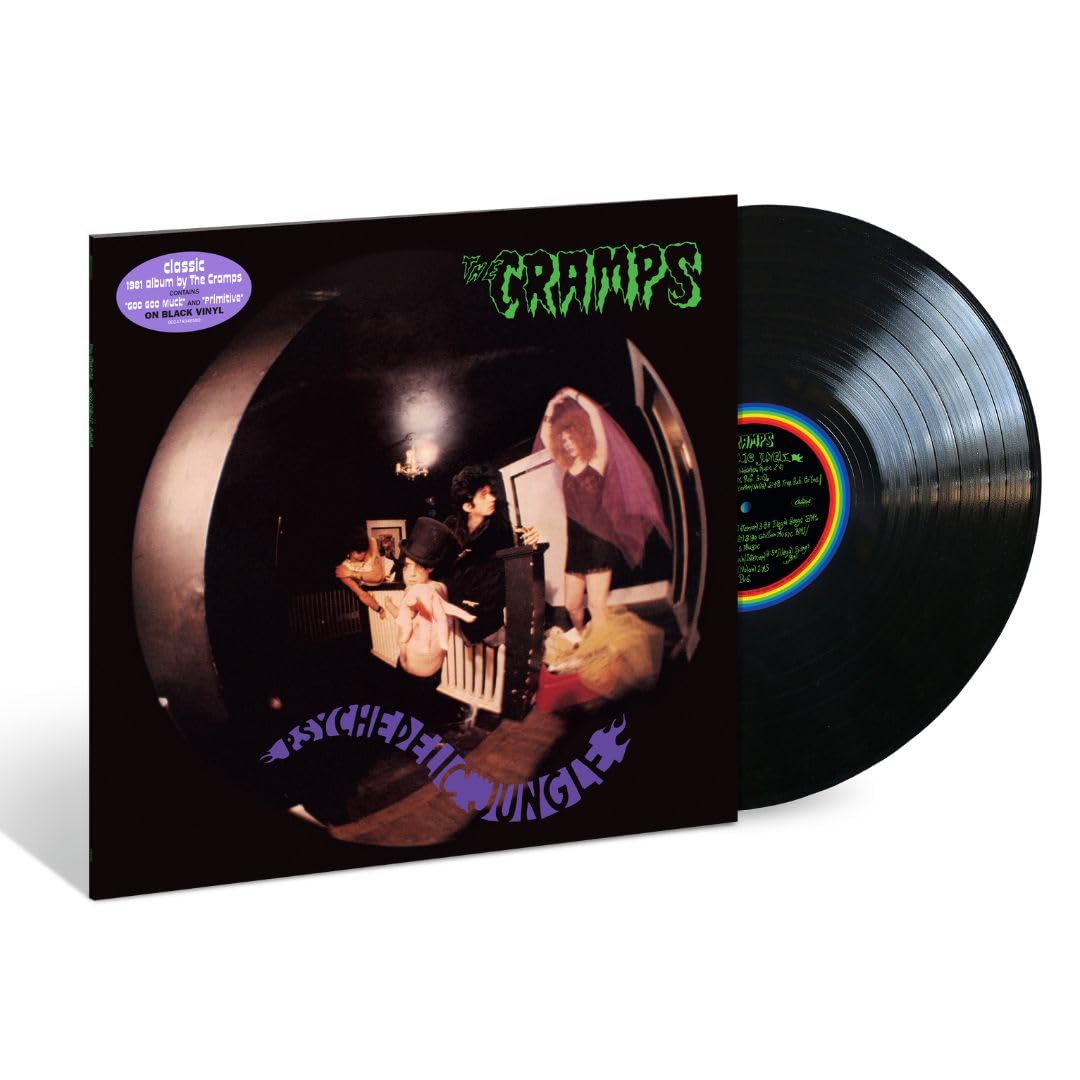 Cramps – Psychedelic Jungle vinyl record cover