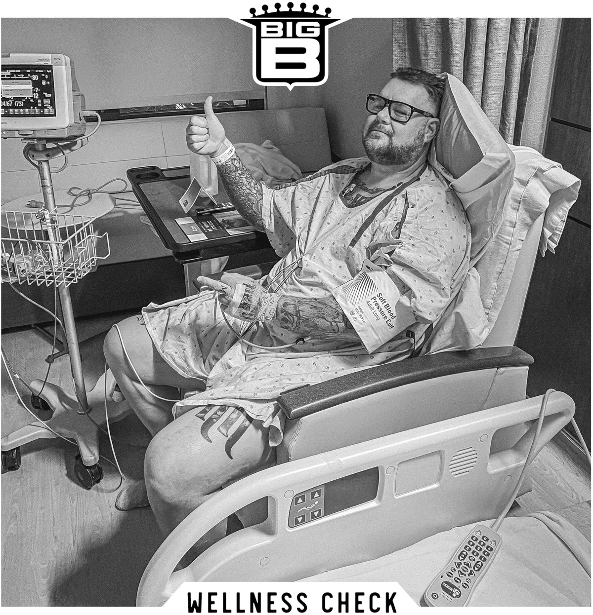 Big B – Wellness Check vinyl record cover