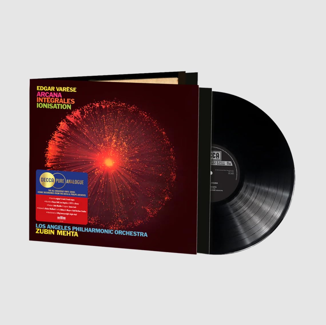 Edgard Varèse – Edgar Varèse: Arcana/Intégrales/Ionisation vinyl record cover
