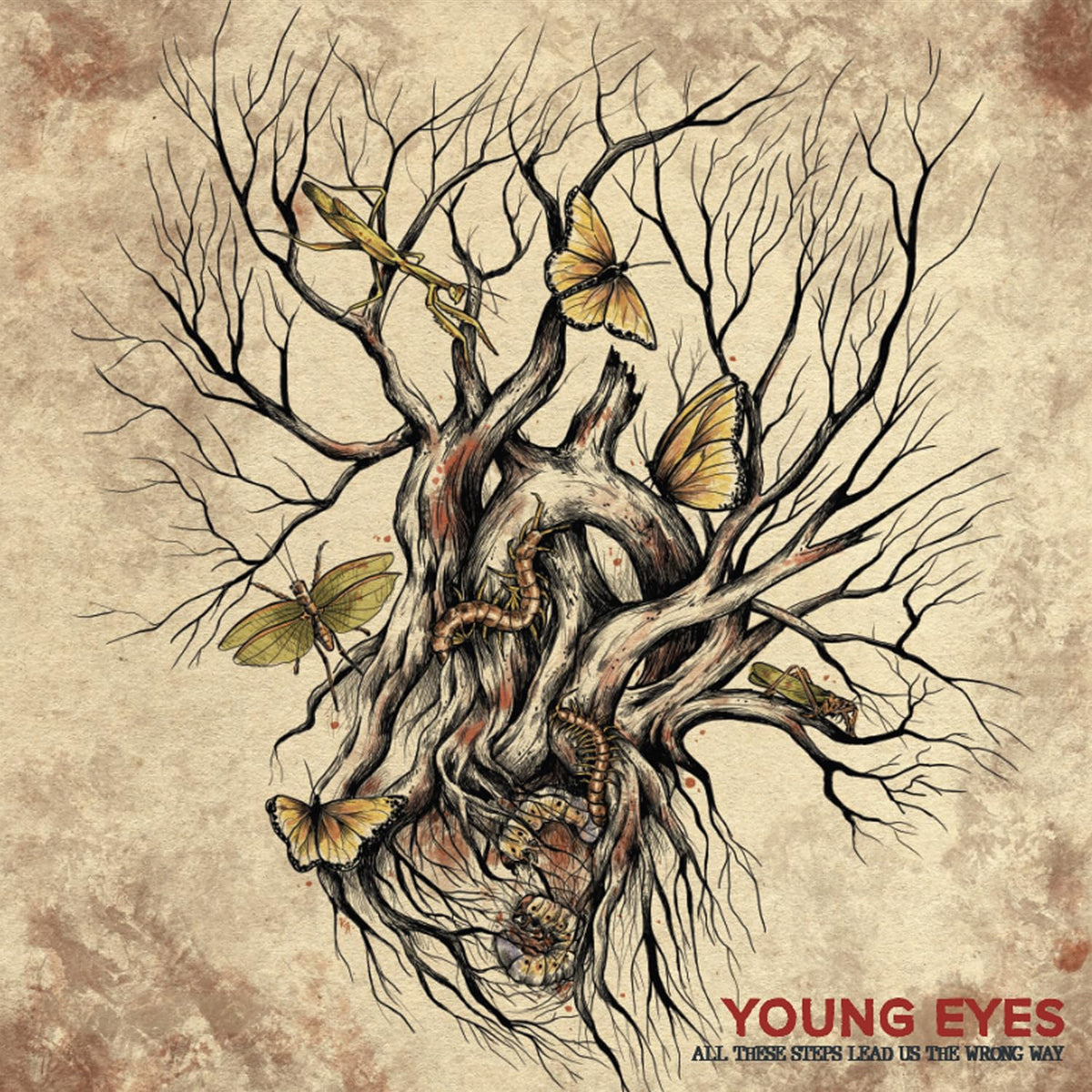 Young Eyes – All These Steps Lead Us the Wrong Way vinyl record cover