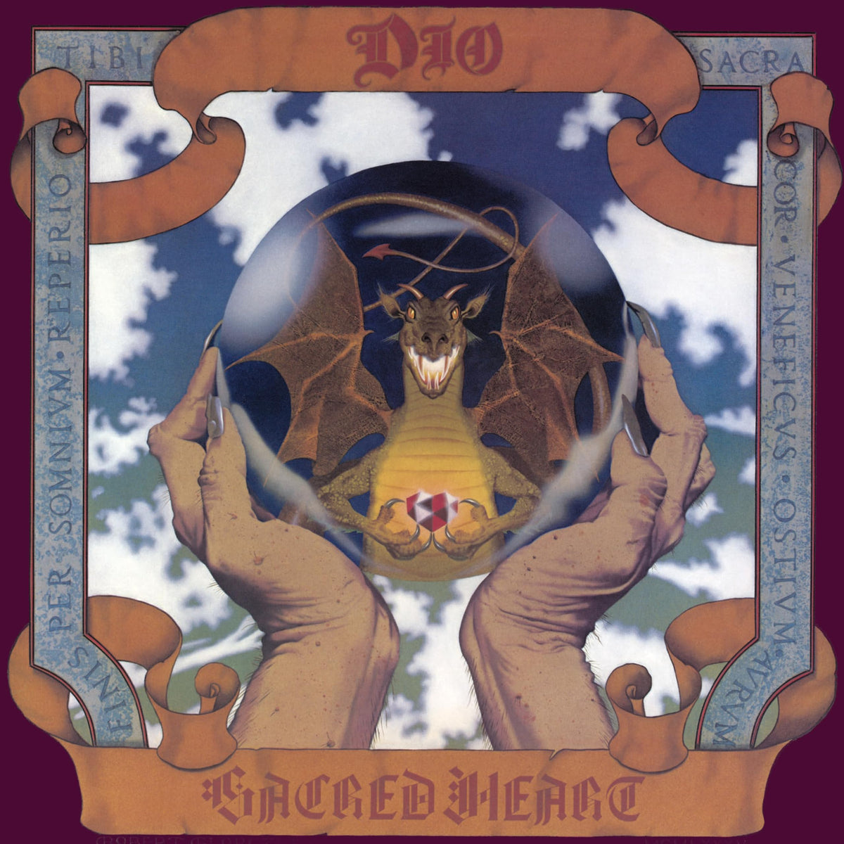 Dio – Sacred Heart (Yellow Vinyl) vinyl record cover