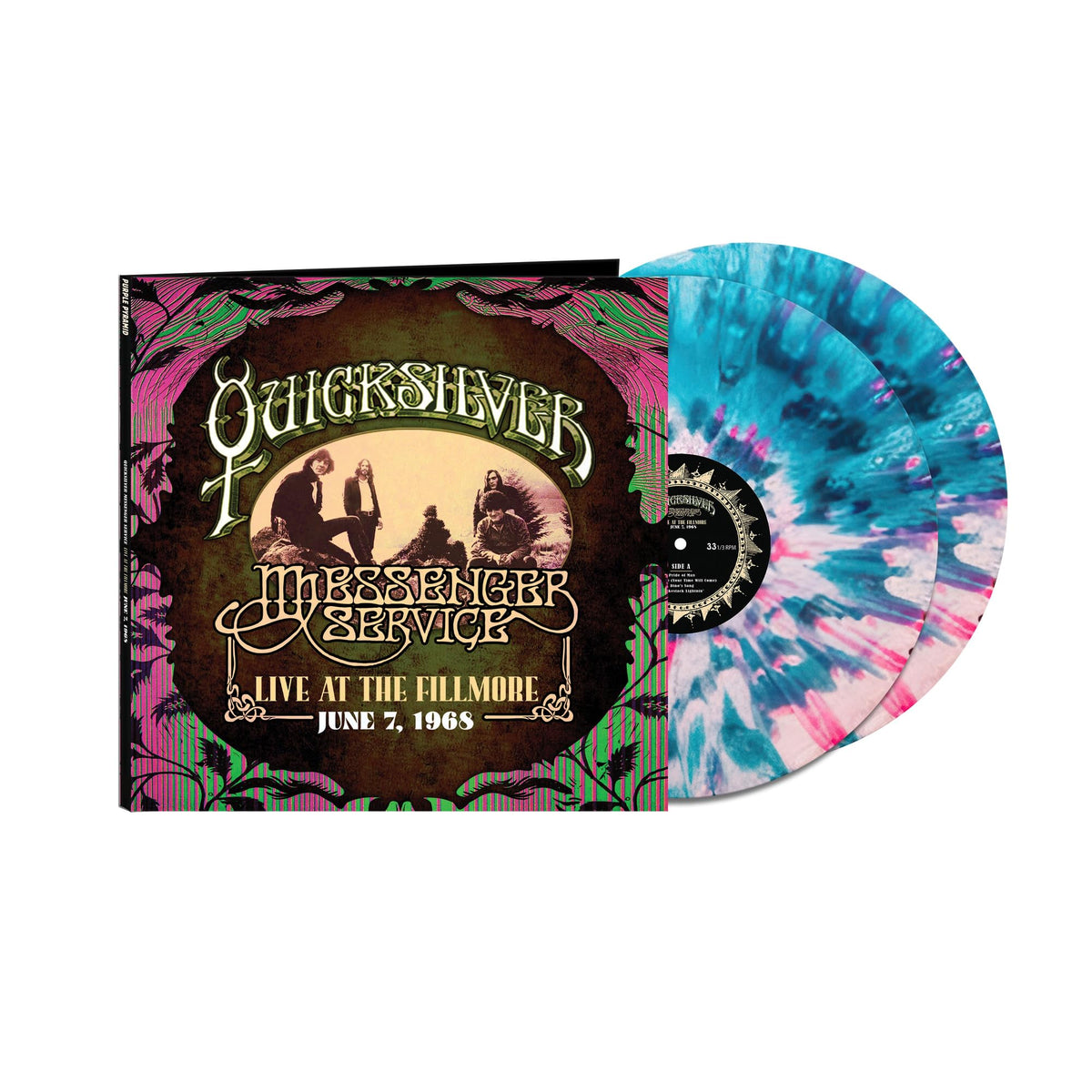 Quicksilver Messenger Service – Live At The Fillmore June 7, 1968 (White/Blue/Clear/Pink/Haze Splatter)(2LP) by Quicksilver Messenger Service