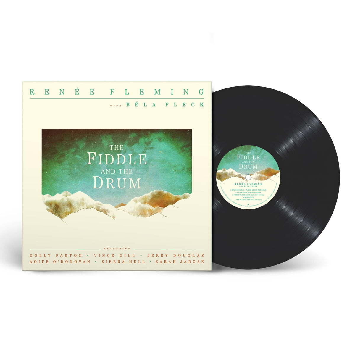 Renée Fleming with Béla Fleck – The Fiddle and the Drum vinyl record cover
