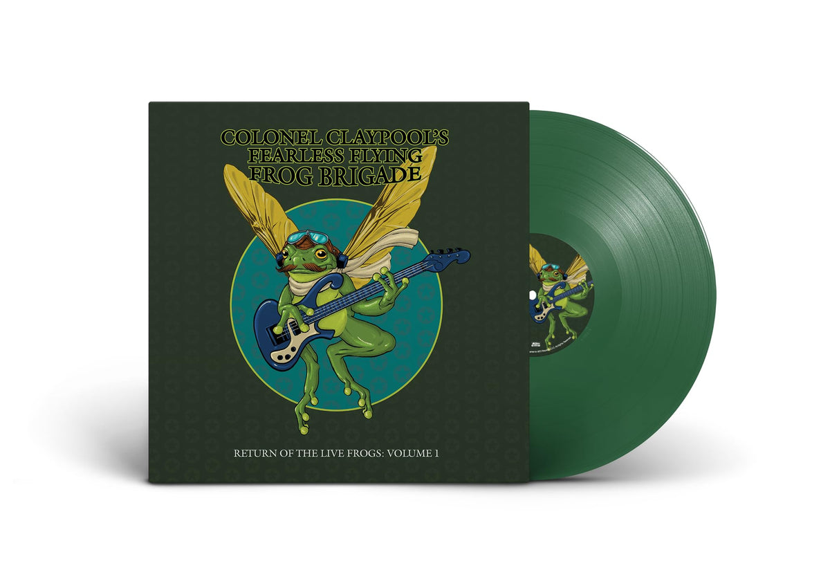 Colonel Claypool's Fearless Flying Frog Brigade – Return of the Live Frogs: Volume 1 vinyl record cover