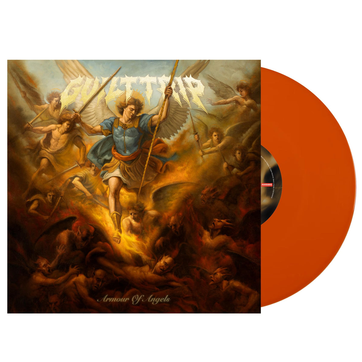 Guilt Trip – Armour of Angels vinyl record cover