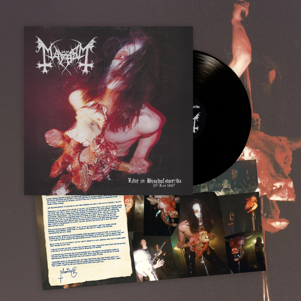 Mayhem – Live in Bischofswerda vinyl record cover