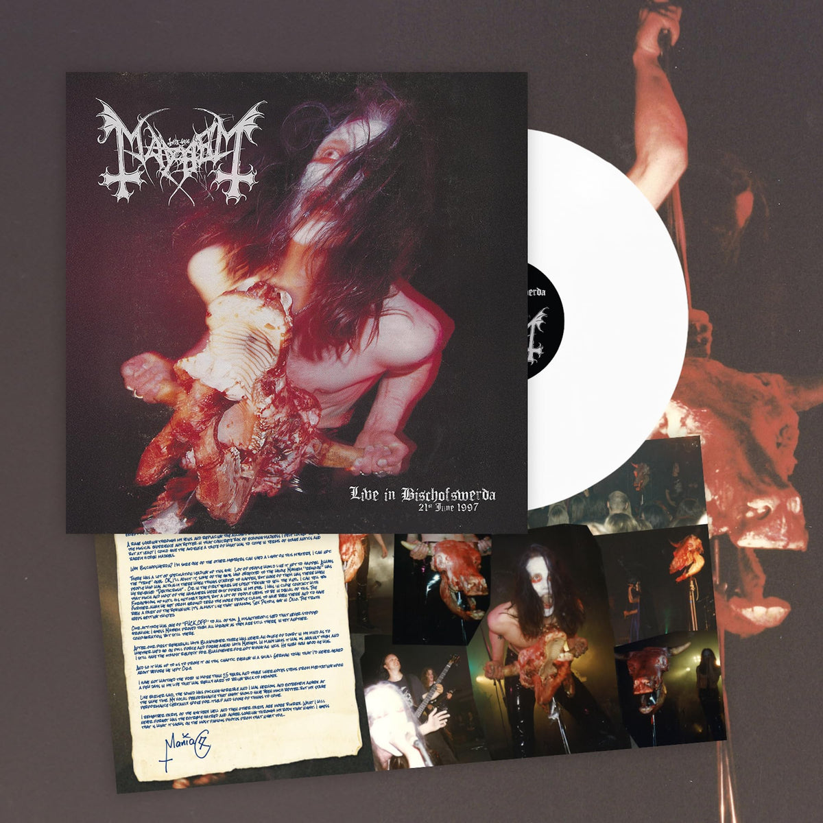 Mayhem – Live in Bischofswerda (Coloured Vinyl) vinyl record cover