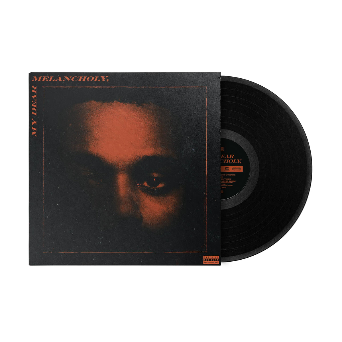 The Weeknd – My Dear Melancholy (RSD 2020) vinyl record cover
