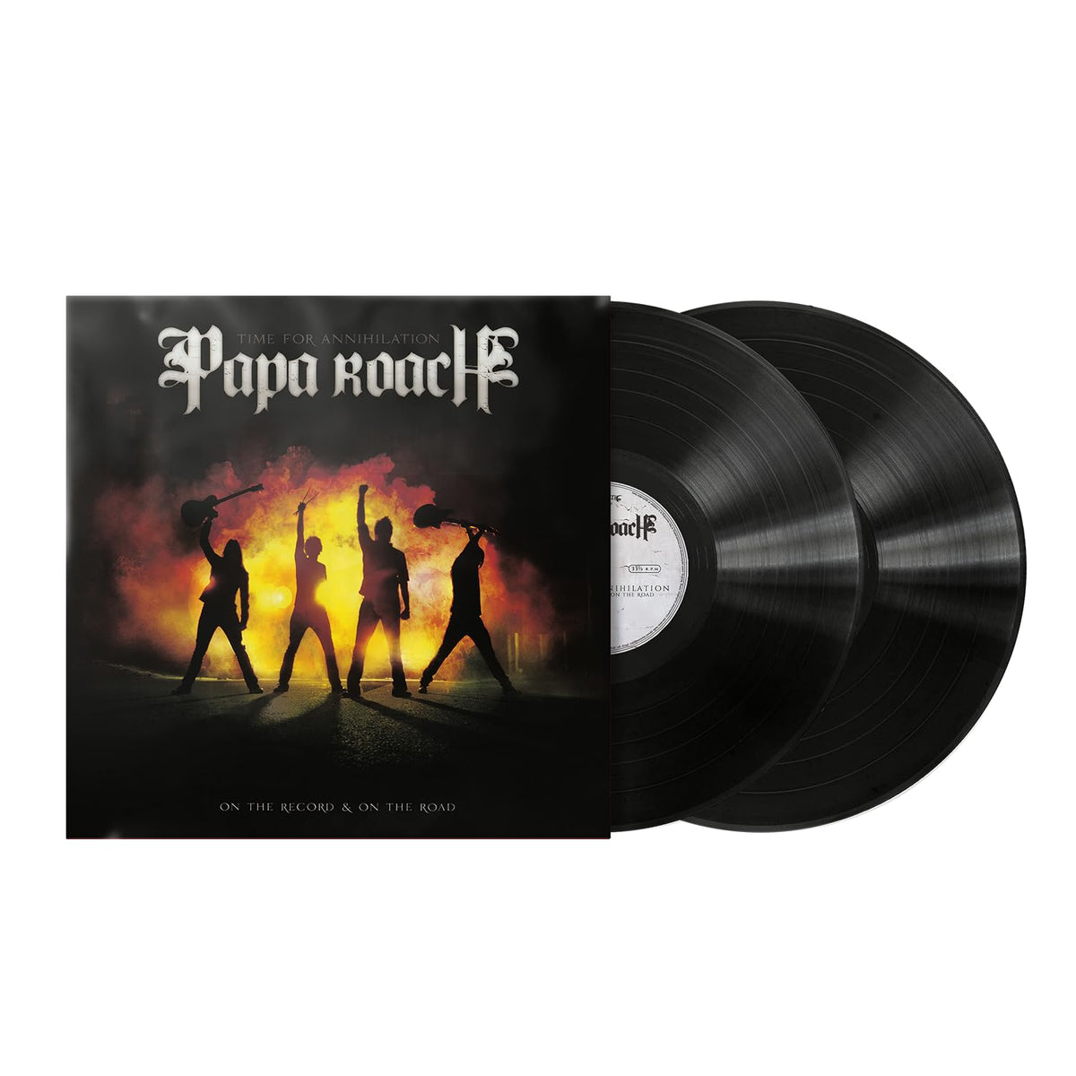 Papa Roach – Time for Annihilation: On the Record & On the Road vinyl record cover