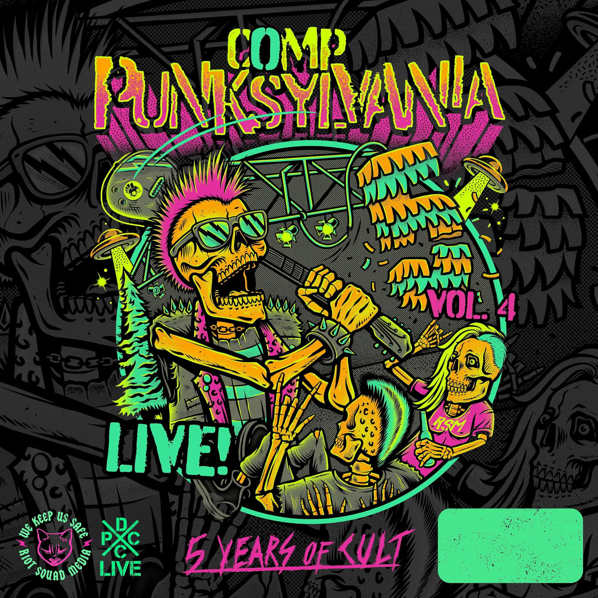 Various Artists – Comp Punksylvania Vol. 5 Live vinyl record cover