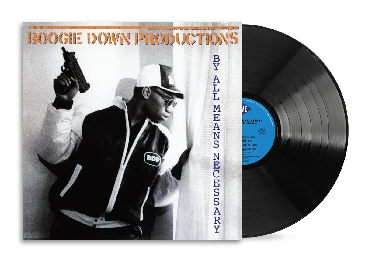 Boogie Down Productions – By All Means Necessary vinyl record cover