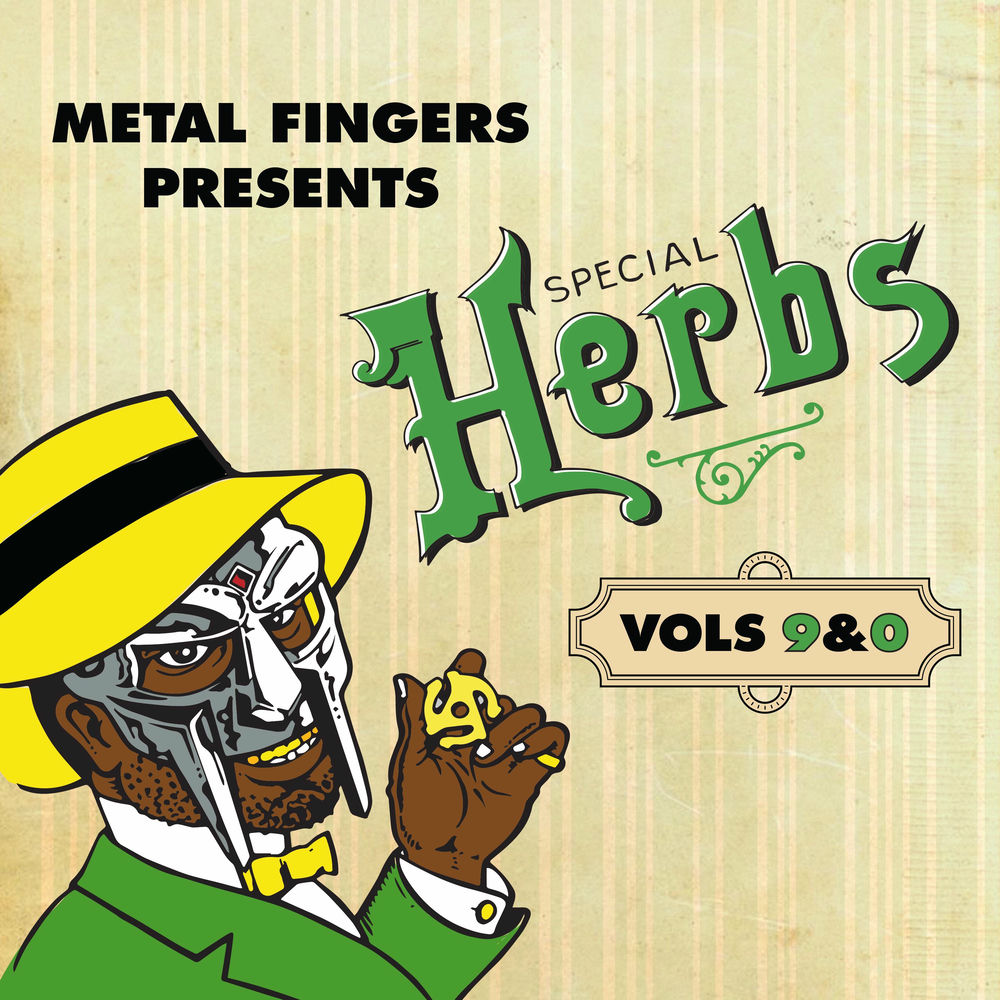 Mf Doom – Metal Fingers Presents: Special Herbs Vol. 9 & 0 vinyl record cover