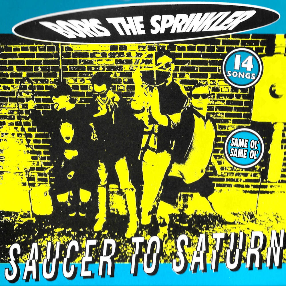 Boris the Sprinkler – Saucer to Saturn vinyl record cover
