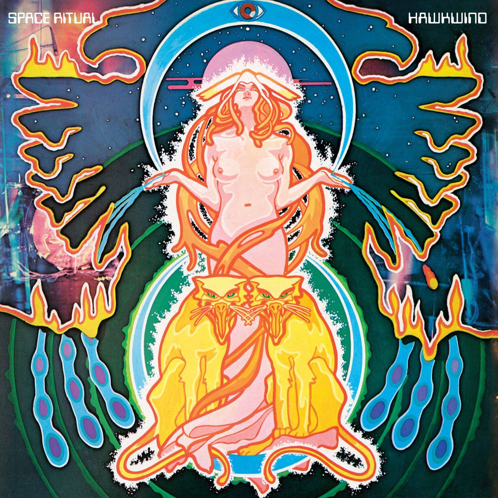 Hawkwind – Space Ritual vinyl record cover