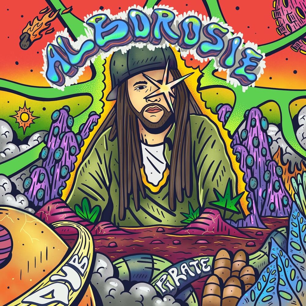 Alborosie – Dub Pirate (White/Orange Splatter Vinyl) (RSD 2024) vinyl record cover