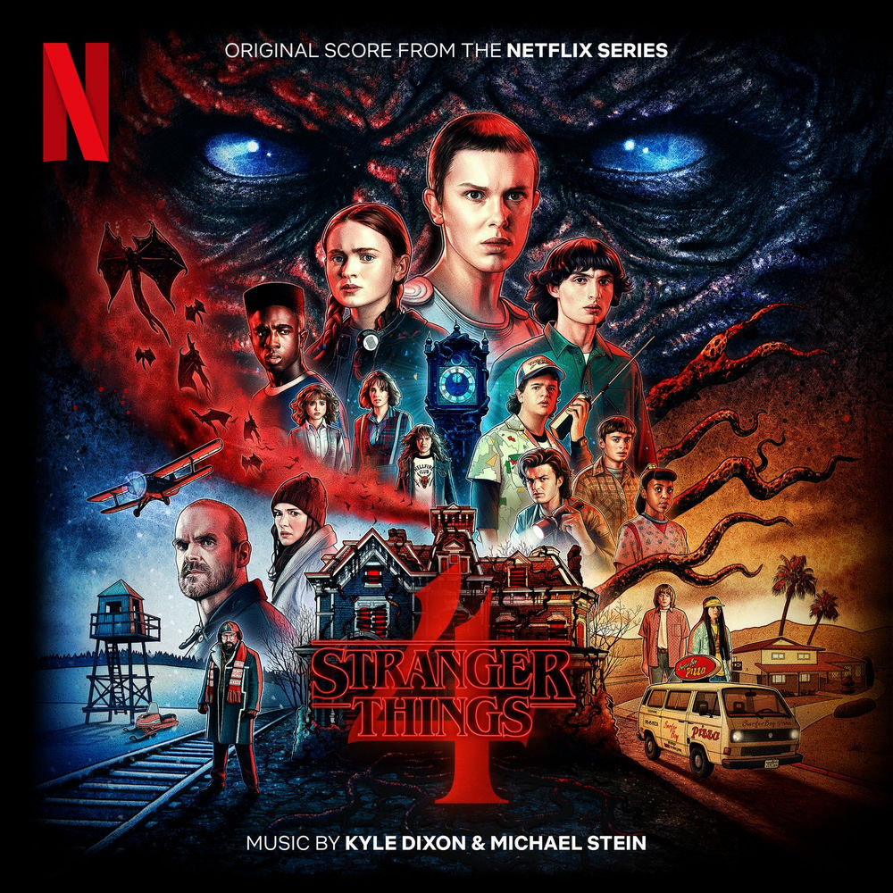 Kyle Dixon & Michael Stein – Stranger Things 4 vinyl record cover