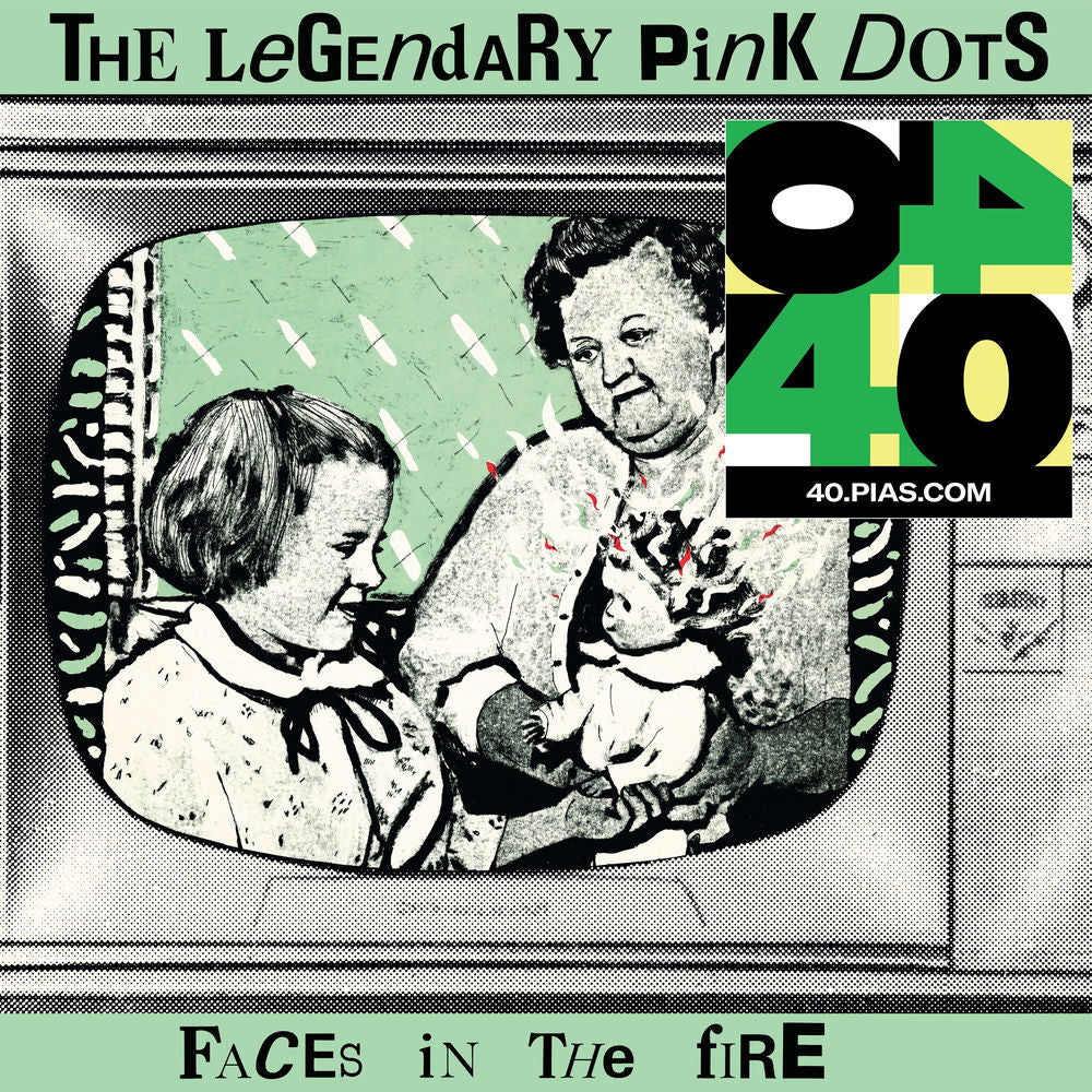 The Legendary Pink Dots – Faces in the Fire vinyl record cover