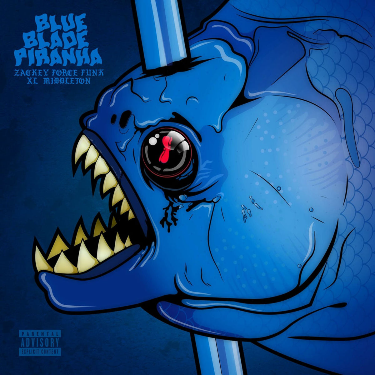 Zackey Force Funk – Blue Blade Piranha — record image 1