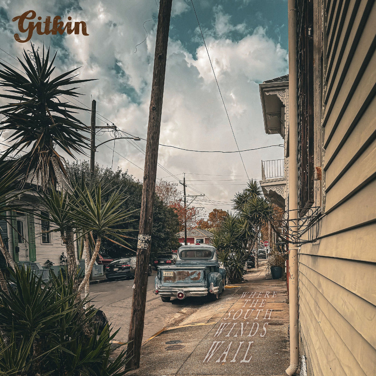 Gitkin – Where the South Winds Wail vinyl record cover